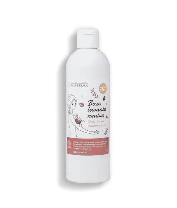 Packshot produit base lavante neutre