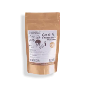 Packshot produit cire de carnauba en sachet