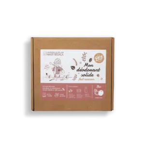 Packshot produit coffret dédorant solide