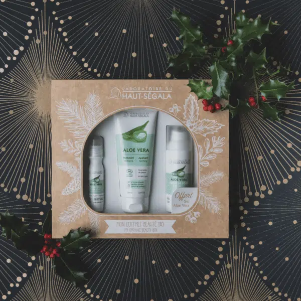 Coffret "mon coffret beauté bio" de la gamme à l'Aloe Vera