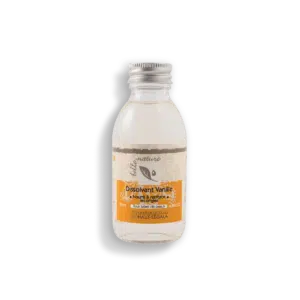 Packshot produit dissolvant vanille