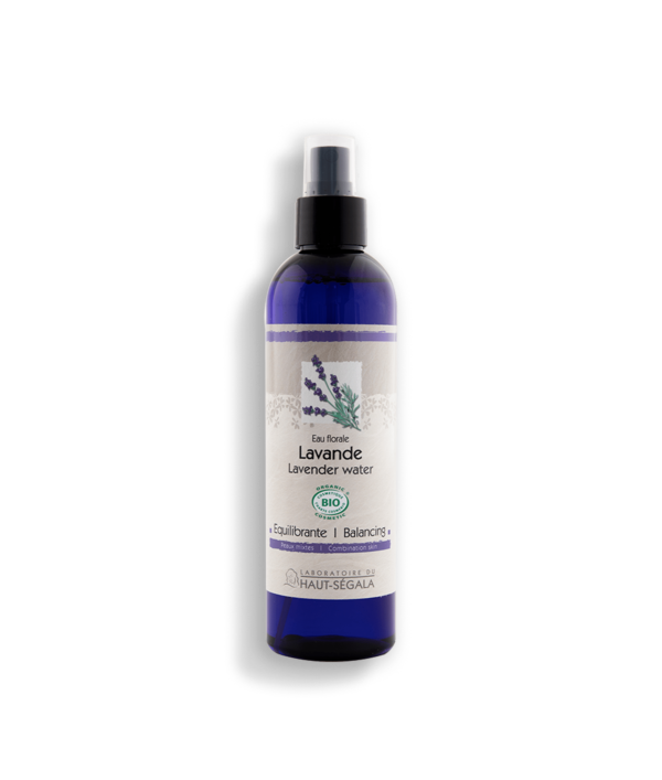 Packshot produit eau florale de lavande