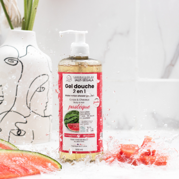gel douche 2 en 1 pastèque