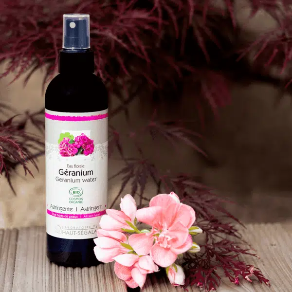eau florale de géranium