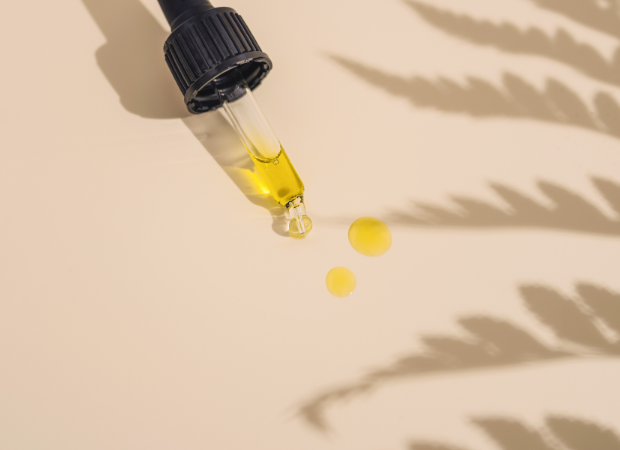 Huile CBD texture