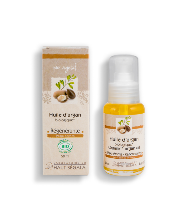 Packshot produit huile d'argan 50ml