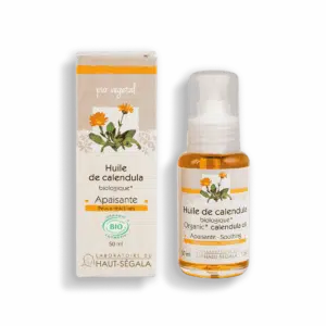 Packshot produit huile de calendula