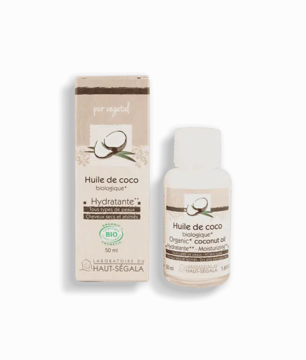 Packshot produit huile de coco 50ml