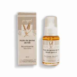 Packshot produit huile de germe de blé