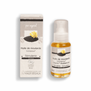 Packshot produit huile de moutarde biologique