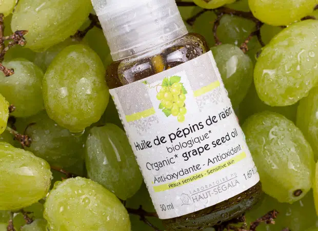 huile végétale de pépins de raisin