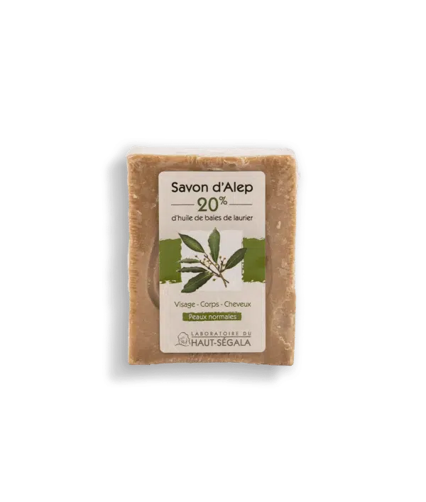 PACKSHOT SAVON ALEP 20% 200 GR