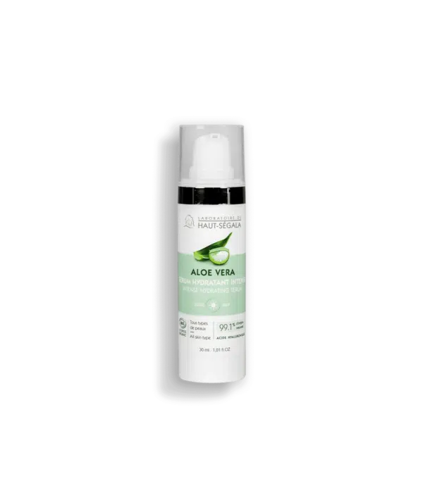 Packshot produit sérum hydratant intense Aloe Vera