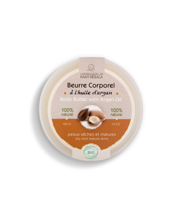 Pot de beurre corporel à l'huile d'argan