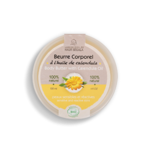 Pot de beurre corporel à l'huile de calendula