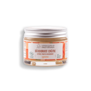 Packshot produit déodorant crème Agrumes