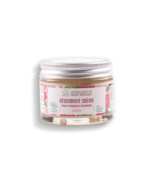 Pot d'un déodorant crème Pivoine