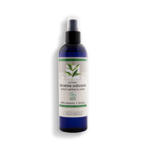 Packshot produit eau florale de verveine odorante
