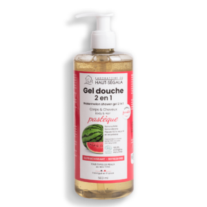 Packshot produit gel douche Pastèque