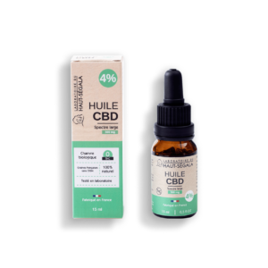 Packshot produit huile CBD 4%