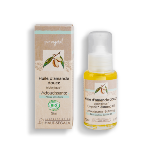 Packshot produit huile d'amande douce 50ml