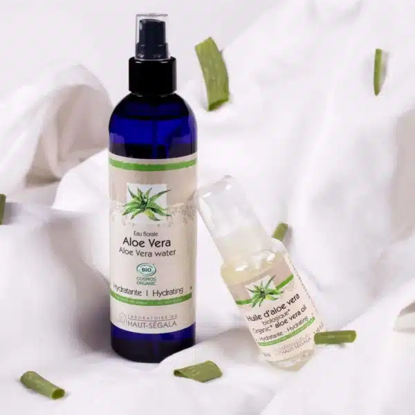 Eau d'Aloe Vera et huile d'Aloe Vera
